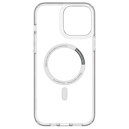 Чехол для iPhone 13 Pro Max гибридный Spigen Ultra Hybrid MagSafe прозрачно-белый