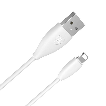 Кабель USB - Lightning для зарядки iPhone 1,2 м 2А Baseus Small Pretty белый