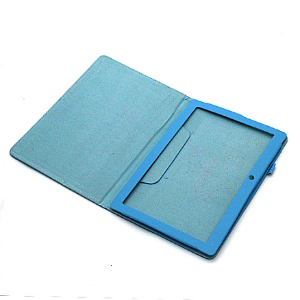 Чехол для Lenovo Tab 2 A10-30, Tab 2 X30L кожаный NOVA-01 голубой