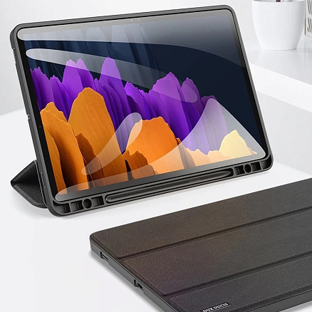 Чехол для Samsung Galaxy Tab S7 11.0 T870, T875 книжка Dux Ducis Domo черный