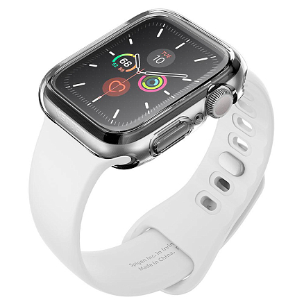 Чехол для Apple Watch 40 мм гибридный Spigen Ultra Hybrid прозрачный