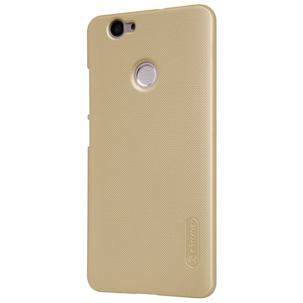 Чехол для Huawei Nova пластиковый тонкий Nillkin Super Frosted золотистый