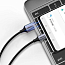 Кабель Type-C - USB 2.0 для зарядки 1 м 3А плетеный Ugreen US288 (быстрая зарядка QC 3.0) черный