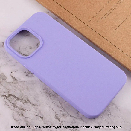 Чехол для Xiaomi Redmi Note 13 4G силиконовый Digitalpart Soft Touch сиреневый
