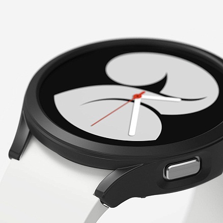 Чехол для Samsung Galaxy Watch 4 Classic 46 мм ультратонкий пластиковый Ringke Slim 2 шт. черный матовый + прозрачный