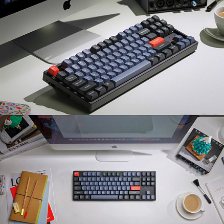 Клавиатура Keychron K8 Pro Wireless Gateron G pro Red механическая с подсветкой игровая черная