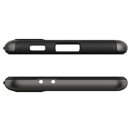 Чехол для Samsung Galaxy S21+ гибридный Spigen Neo Hybrid черно-серый
