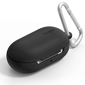 Чехол для наушников Samsung Galaxy Buds, Buds+ силиконовый Ringke черный