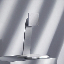 Подставка для iPad магнитная с беспроводной зарядкой для телефона Pitaka MagEZ Stand белый мрамор