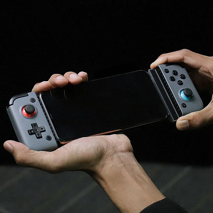 Джойстик (геймпад) беспроводной Bluetooth для телефона, планшета, ПК GameSir X2 с держателем для телефона серый