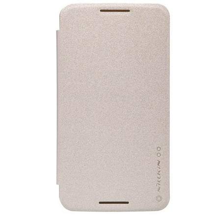 Чехол для Motorola Nexus 6 книжка NillKin Sparkle золотистый