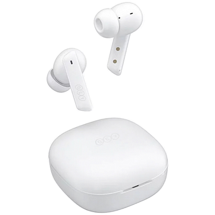 Наушники TWS беспроводные Bluetooth QCY MeloBuds вакуумные с микрофоном белые