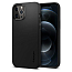 Чехол для iPhone 12 Pro Max пластиковый тонкий Spigen Thin Fit черный