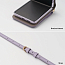 Чехол для Samsung Galaxy Z Flip 3 из натуральной кожи - книжка Ringke Signature сиреневый