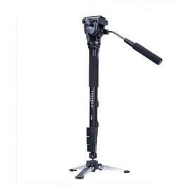 Штатив-монопод профессиональный для фотоаппарата YunTeng VCT-288 + зажим для телефона