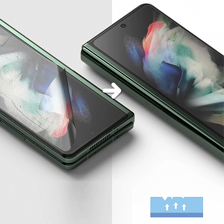Пленка защитная Samsung Galaxy Z Fold 3 на весь экран Ringke ID прозрачная 2 шт.