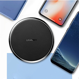 Беспроводная зарядка для телефона Ugreen CD176 (быстрая зарядка) черная