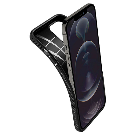 Чехол для iPhone 12 Pro Max гелевый Spigen SGP Liquid Air матовый черный