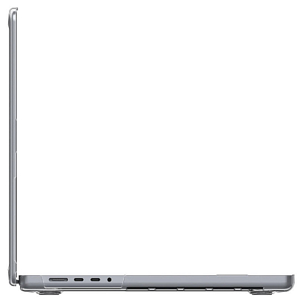 Чехол для Apple MacBook Pro 16 2021 A2485 пластиковый Spigen SGP Thin Fit прозрачный
