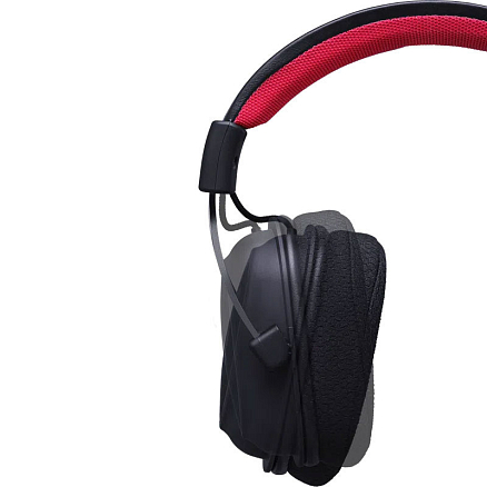 Наушники беспроводные Redragon Zeus Pro полноразмерные с микрофоном и RGB подсветкой игровые черно-красные