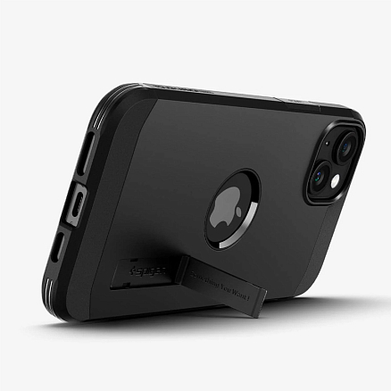 Чехол для iPhone 15 гибридный для экстремальной защиты Spigen Tough Armor MagFit черный