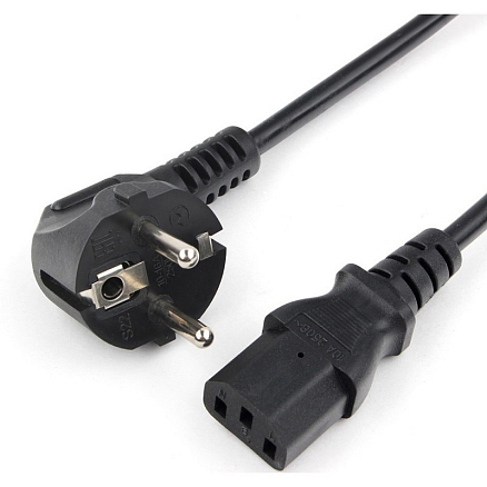 Кабель питания C13 длина 3 м 10A с заземлением Power Cube RPC-186BLXL-PRO3 черный