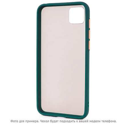 Чехол для Huawei Nova 5T, Honor 20 силиконовый CASE Acrylic зеленый