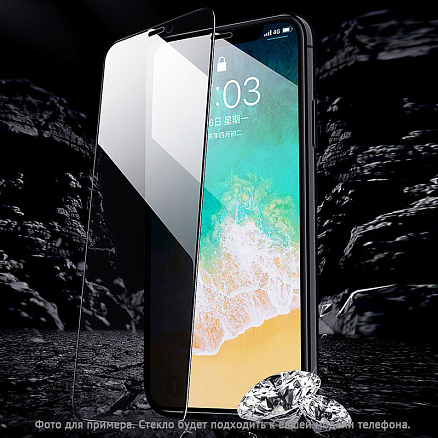 Защитное стекло для iPhone 7 Plus, 8 Plus на весь экран противоударное Remax Privacy с защитой от подглядывания черное