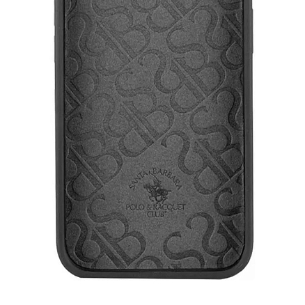 Чехол для iPhone 16 гибридный Santa Barbara Polo & Racquet Club Leonard серый