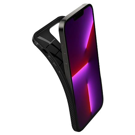 Чехол для iPhone 13 Pro Max гелевый Spigen SGP Rugged Armor черный