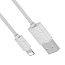 Кабель USB - Lightning для зарядки iPhone 1 м 2.1А Baseus Yaven белый