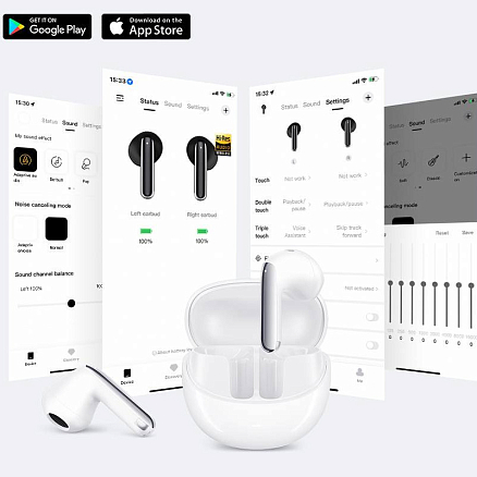 Наушники QCY AilyBuds Pro (белый)