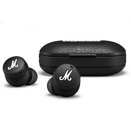 Наушники TWS беспроводные Bluetooth Marshall Mode II вакуумные с микрофоном черные