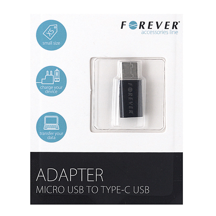 Переходник Type-C - MicroUSB (папа - мама)