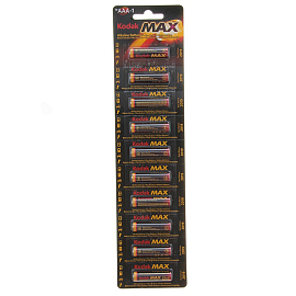 Батарейка LR03 Alkaline (пальчиковая маленькая AAA) Kodak MAX 1 шт.