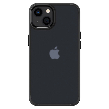 Чехол для iPhone 13 гибридный Spigen Ultra Hybrid матовый прозрачно-черный