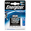 Батарейка FR03 Lithium (пальчиковая маленькая AAA) Energizer Ultimate упаковка 2 шт.