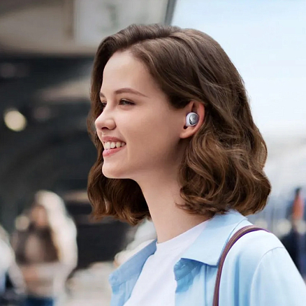 Наушники TWS беспроводные Anker SoundCore Space A40 вакуумные с микрофоном белые