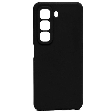 Чехол для Infinix Hot 50 Pro силиконовый Color Soft Touch черный