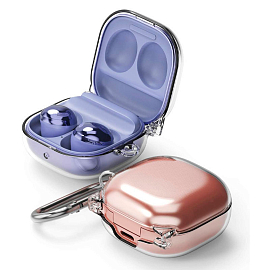 Чехол для наушников Samsung Galaxy Buds Live, Buds Pro пластиковый Ringke Hinge прозрачный
