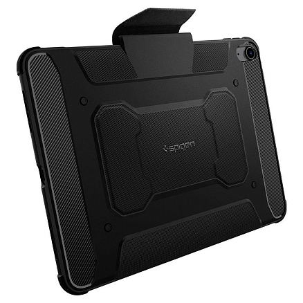 Чехол для iPad Air 2020, 2022 гелевый Spigen Rugged Armor Pro черный
