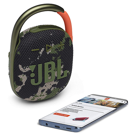 Портативная колонка JBL Clip 4 с защитой от воды камуфляж