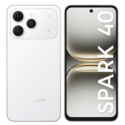 Телефон Tecno Spark 40 8GB/256GB (воздушный белый)