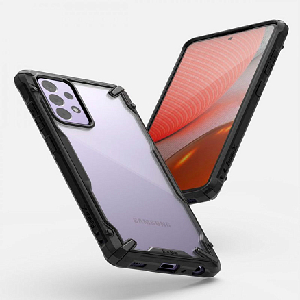 Чехол для Samsung Galaxy A72 гибридный Ringke Fusion X черный