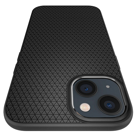 Чехол для iPhone 13 mini гелевый Spigen SGP Liquid Air матовый черный