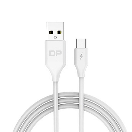 Кабель Type-C - USB для зарядки 1,5 м 2.1А Digitalpart TC-59 белый