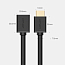 Кабель-удлинитель HDMI - HDMI (папа - мама) длина 1 м версия 2.0 4K 60Hz Ugreen HD107 черный