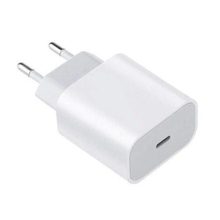 Зарядное устройство сетевое Type-C 20W Xiaomi Mi Charger (быстрая зарядка QC, PD) белое