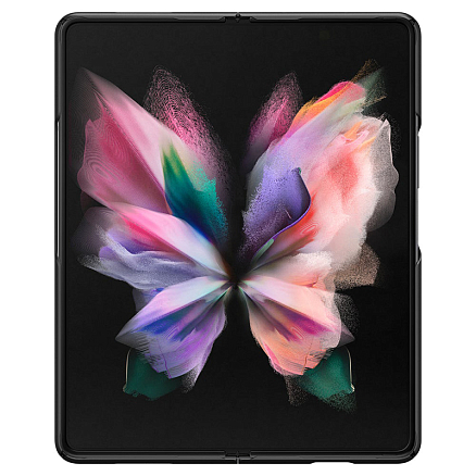 Чехол для Samsung Galaxy Z Fold 3 пластиковый ультратонкий Spigen Air Skin черный