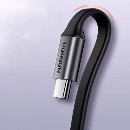 Переходник (преобразователь) Type-C - HDMI 4K 60Hz, VGA (папа - мама, мама) Ugreen CM303 черный
